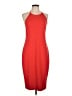 Express Solid Red Cocktail Dress Size L - photo 1