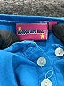 Number One Girls Blue Long Sleeve Henley Size 4 - photo 3