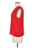 MNG Suit 100% Polyester Red Sleeveless Blouse Size M - photo 5