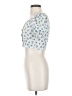 Unbranded Blue Short Sleeve Blouse Size 2 - photo 5