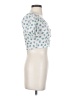 Unbranded Blue Short Sleeve Blouse Size 2 - photo 4