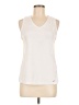 Brooks 100% Polyester Ivory Sleeveless T-Shirt Size M - photo 1