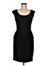 Chequer Solid Black Cocktail Dress Size 6 - photo 1