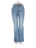 Zara Hearts Blue Jeans Size 0 - photo 1