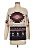 American Eagle Outfitters Print Tan Pullover Sweater Size S - photo 1