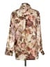 Bailey 44 Floral Tan Long Sleeve Blouse Size L - photo 2