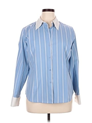 DressBarn Long Sleeve Button-Down Shirt (view 1)