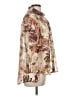 Bailey 44 Floral Tan Long Sleeve Blouse Size L - photo 4