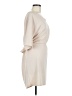 Shein Solid Tan Casual Dress Size M - photo 4