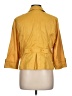 Charter Club Yellow 3/4 Sleeve Button-Down Shirt Size L - photo 2