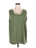 Unbranded Green Sleeveless Top Size 1X - photo 1