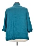 JM Collection Teal 3/4 Sleeve Button-Down Shirt Size 24w - photo 2