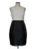 Bailey 44 100% Polyurethane Color Block Gray Casual Dress Size L - photo 1