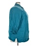 JM Collection Teal 3/4 Sleeve Button-Down Shirt Size 24w - photo 4