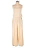 MPG Solid Tan Ivory Jumpsuit Size S - photo 1