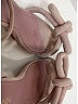 Zimmermann Gray Pink Suede Oro Sculptural Bow Sandals Size EU 39 - photo 5