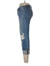 Garnet Hill 100% Linen Blue Black Jeans Size 4 - photo 5