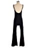 Qinsen Solid Black Jumpsuit Size L - photo 2