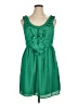 Elle 100% Polyester Green Casual Dress Size XL - photo 1