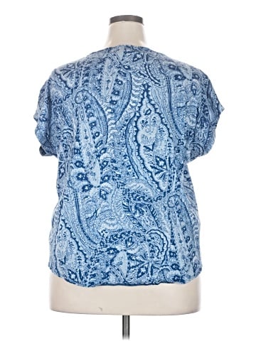 Chaps Short Sleeve Blouse (view 2)