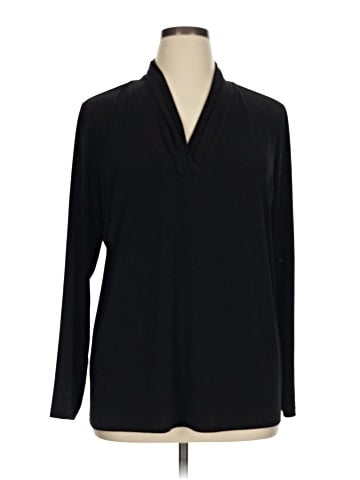Susan Graver Long Sleeve Blouse (view 1)