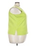 MING WANG 100% Acrylic Green Sleeveless Top Size 2X - photo 4