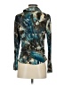 Laura Max Print Teal Long Sleeve Blouse Size S (petite) - photo 2