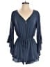 American Threads Solid Blue Romper Size M - photo 1