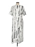Unbranded Graphic Gray Silver Casual Dress Size M - photo 2