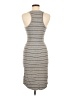 Assorted Brands Stripes Gray Casual Dress Size M - photo 2