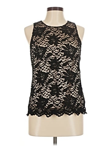 Lavender Brown Sleeveless Blouse (view 1)