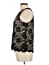 Lavender Brown Black Sleeveless Blouse Size M - photo 5