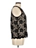 Lavender Brown Black Sleeveless Blouse Size M - photo 4