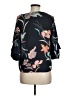 Monteau 100% Polyester Black 3/4 Sleeve Blouse Size M - photo 2