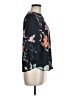 Monteau 100% Polyester Black 3/4 Sleeve Blouse Size M - photo 4
