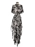 Express Floral Black Cocktail Dress Size S - photo 2