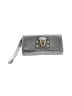 Marc Jacobs Gray Silver Leather Wristlet One size - photo 1