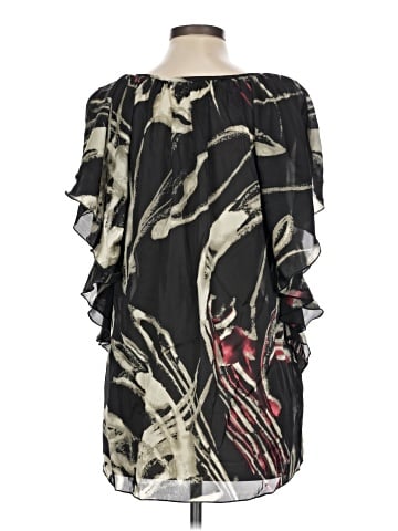 Black Rainn Short Sleeve Blouse (view 2)