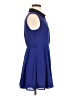 Forever 21 100% Polyester Solid Blue Casual Dress Size M - photo 4
