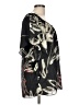 Black Rainn 100% Polyester Black Short Sleeve Blouse Size L - photo 4