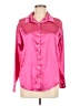 Swank Color Block Pink Long Sleeve Blouse Size M - photo 1