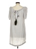 Esley 100% Polyester Solid Silver Casual Dress Size M - photo 2