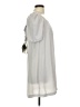 Esley 100% Polyester Solid Silver Casual Dress Size M - photo 4