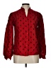 Judy Bond 100% Polyester Red Long Sleeve Blouse Size 12 - photo 1