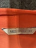 M&S Collection 100% Polyester Orange 3/4 Sleeve Blouse Size UK 18 / US 14 - photo 7