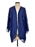 Divided by H&M 100% Polyester Blue Kimono Size S - photo 1