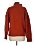 Zesica 100% Acrylic Solid Orange Turtleneck Sweater Size M - photo 2