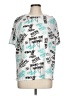 Eighty Eight 100% Cotton Silver Short Sleeve T-Shirt Size L - photo 1