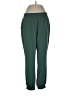 Assorted Brands 100% Polyester Solid Green Track Pants Size L - photo 1