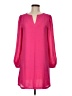 Tinley Road 100% Polyester Solid Pink Casual Dress Size M - photo 1